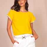 Top HUPPERT yellow