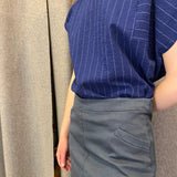 Jupe SERINA bleu-gris