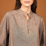 Top GHADI Gris