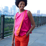 Top SAND Fushia / Orange