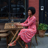 Robe BAKER Rouge