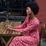Robe BAKER Rouge