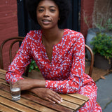 Robe BAKER Rouge