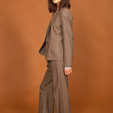 Blazer LONG denim kaki