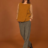 gilet BURRI jaune/kaki