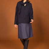 Jupe LEONE denim bleu