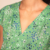 Robe LAUPER confettis green