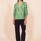 Blouse LAFORET confettis green