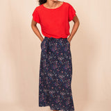 Jupe LAMA confettis navy