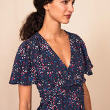Robe LIO confettis navy