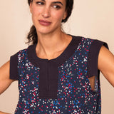 Top LAI confettis navy