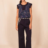 Top LAI confettis navy