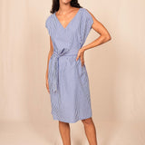 Robe PARADIS blue stripes
