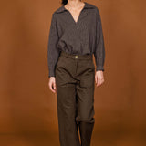 Blouse FLAUBERT grey checks