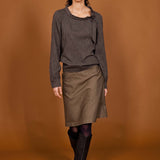Blouse FONTAINE grey checks