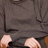 Blouse FONTAINE grey checks