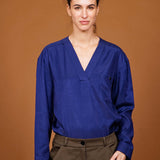 Blouse CAROLL blue sapphire