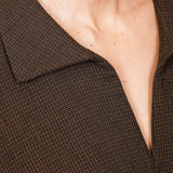 Blouse FLAUBERT khaki checks