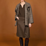 Veste PROUST green checks