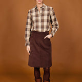 Jupe PRINI marron