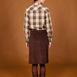 Jupe PRINI marron