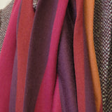 Red striped scarf