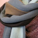 Green striped scarf