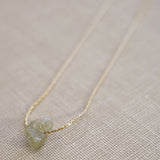 Collier Pierre verte Extra fine