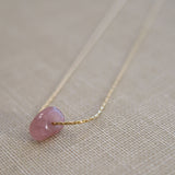 Collier Pierre rose Extra fine