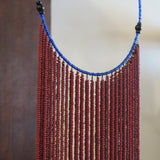 Collier perles ABIDJAN burgundy