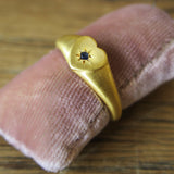 MUJA Ring 4689 Coeur Rubis