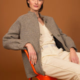 EMAD Grey Tiles Coat