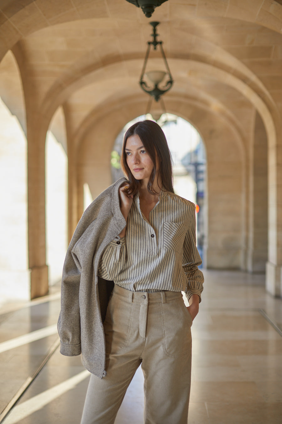 Trousers MAHLER Beige