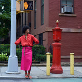 SIGNORET Fushia Skirt