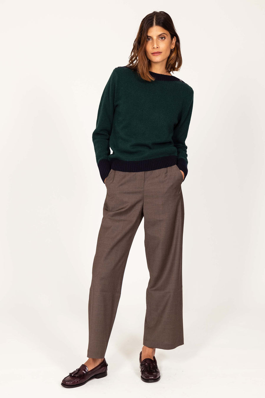 CLAUDE Brown Trousers