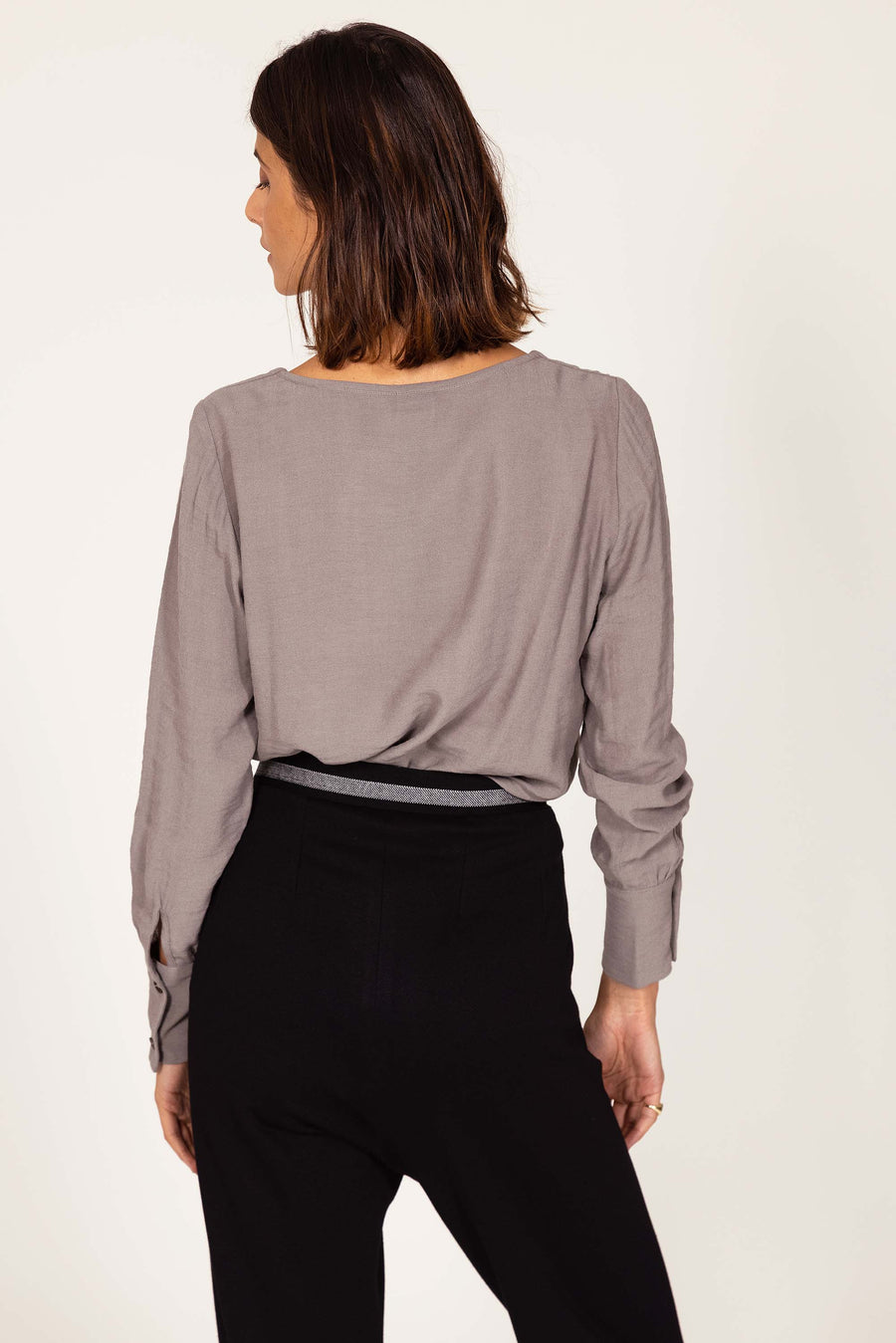 OCTAVE blouse Gray