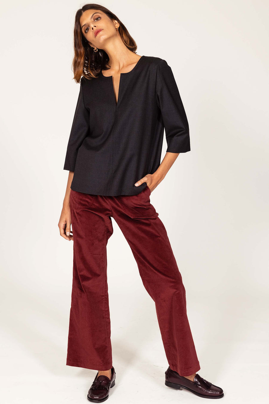 KARIM Trousers Rust