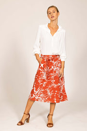 MANEL Skirt Orange