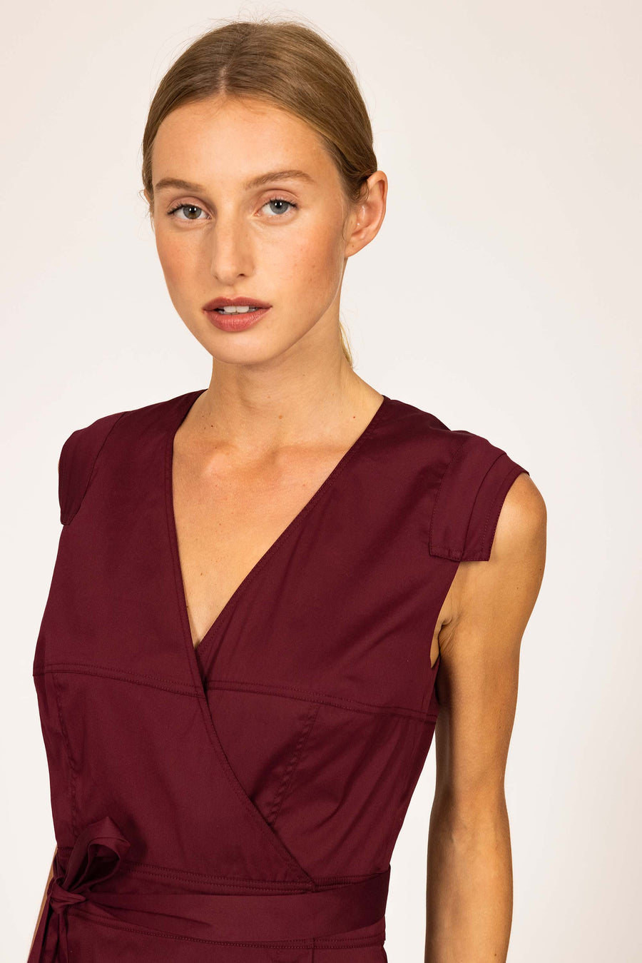 NAOMI Burgundy dress 