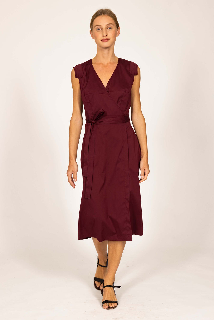 NAOMI Burgundy dress 