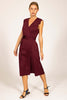 NAOMI Burgundy dress 