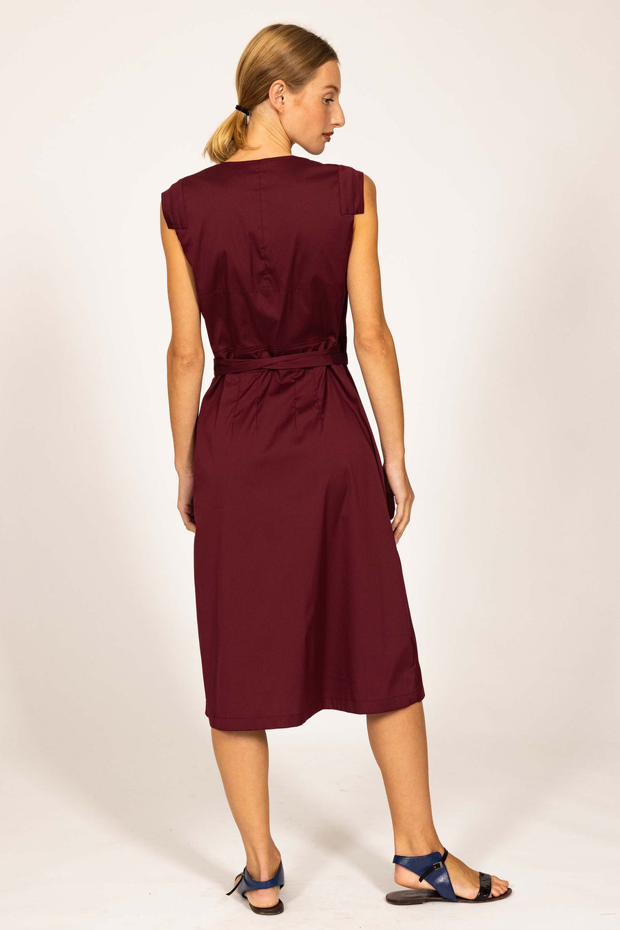 NAOMI Burgundy dress 