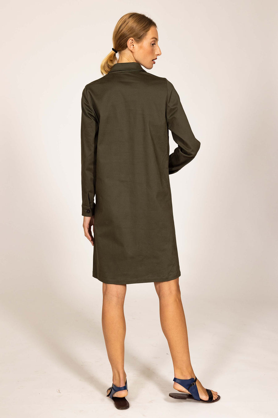 JULIE Khaki dress