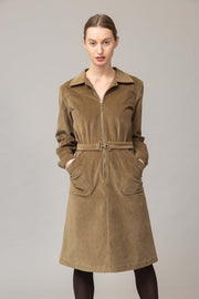 GAZELLE Khaki dress