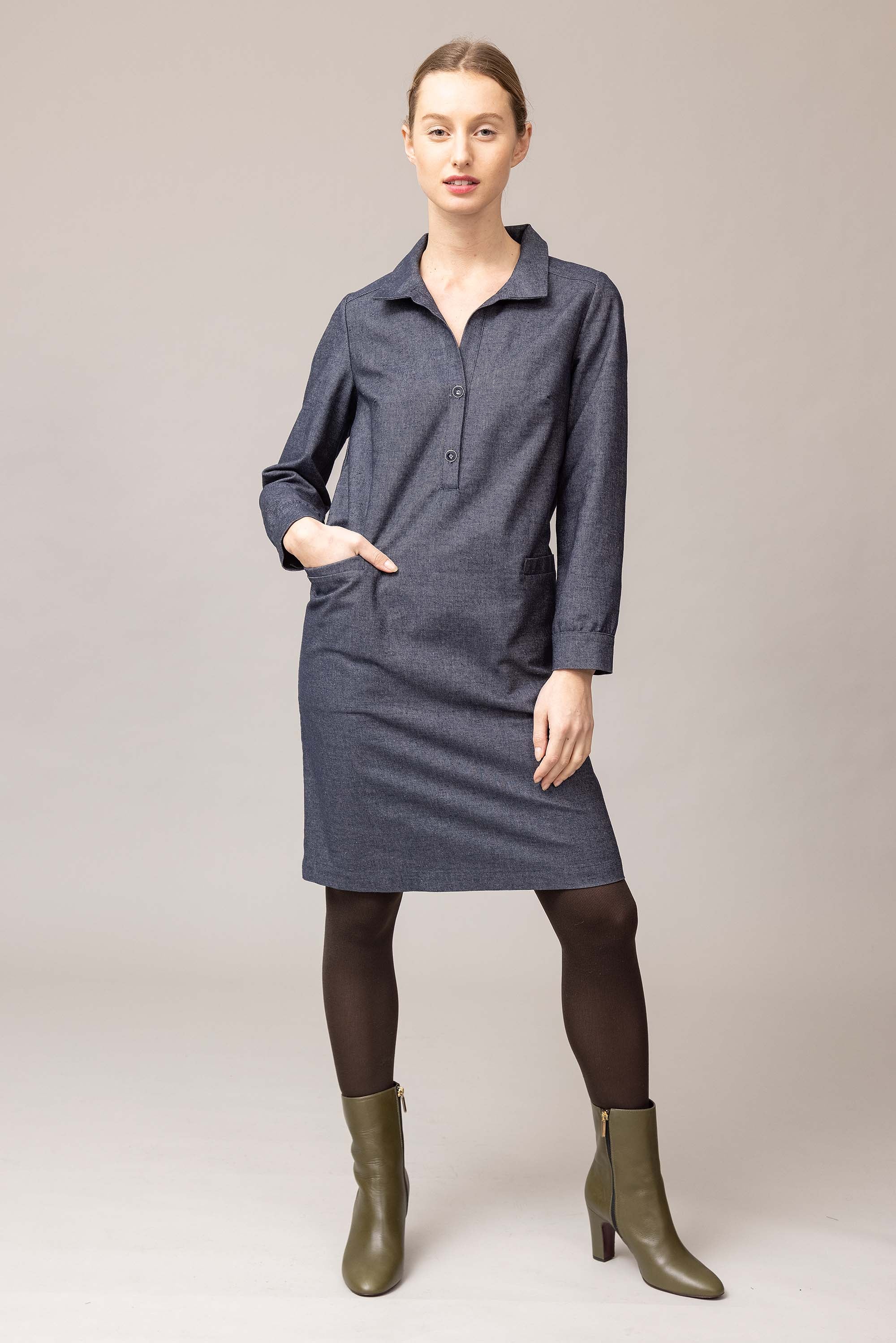 CERF Navy Dress