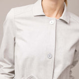 White CAT Coat 