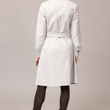 White CAT Coat 