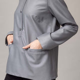 VIGOGNE Gray Blouse 