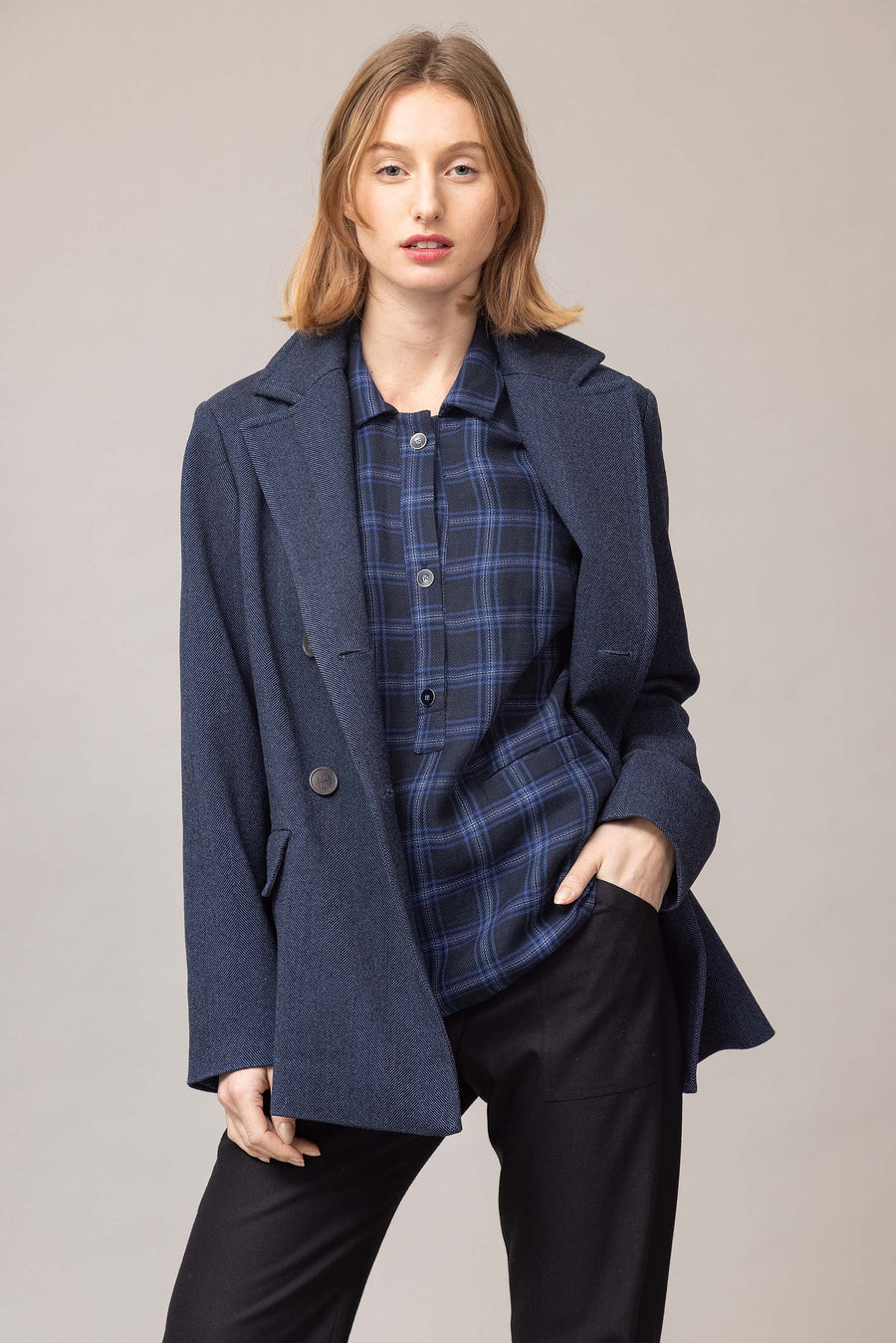 KOALA Navy pea coat