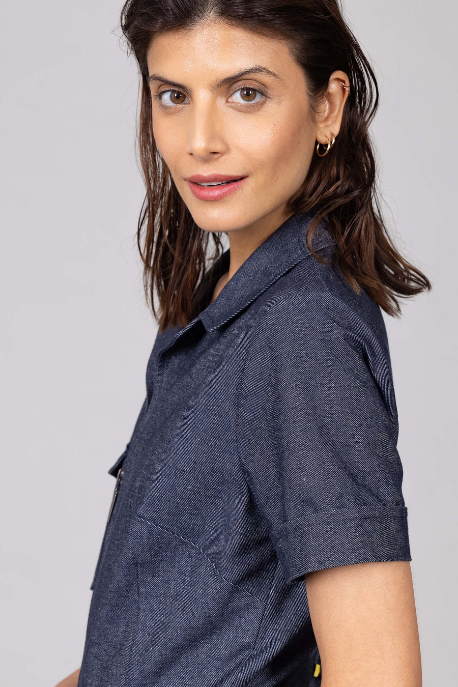 VIOLETTE Navy dress